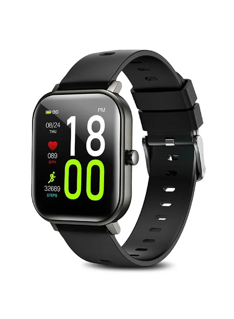 1.69" Full-Touch Screen IP67 Waterproof Bluetooth Smartwatch With Multiple Sports Mode JR-FT1 Pro - Black Strap/Grey